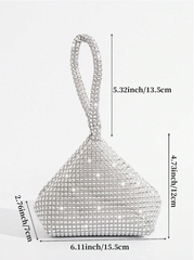 Shein - Glitter Bling, Sequin, Luxury, Shiny Mini Novelty Bag Rhinestone