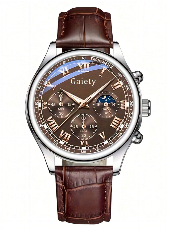 Shein - GAIETY 1pc Classic Roman Numeral Womens Watch