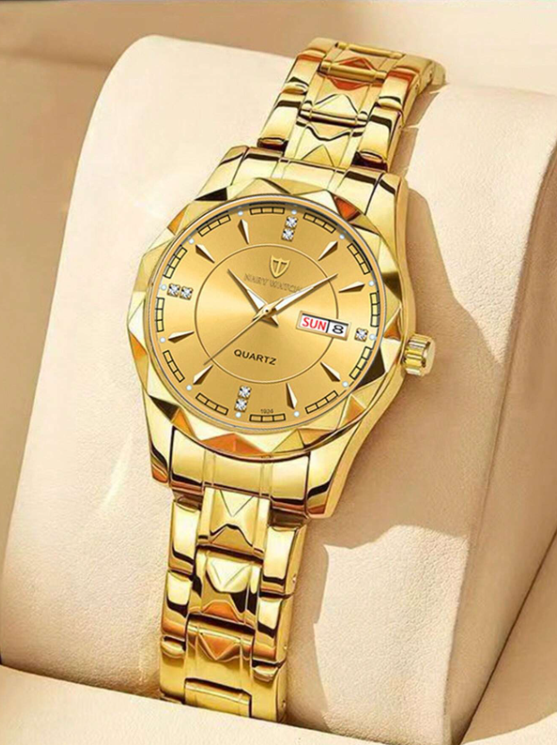 Shein - NARY 1pc Casual Elegant Women Quartz Watch