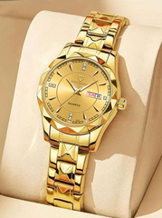 Shein - NARY 1pc Casual Elegant Women Quartz Watch