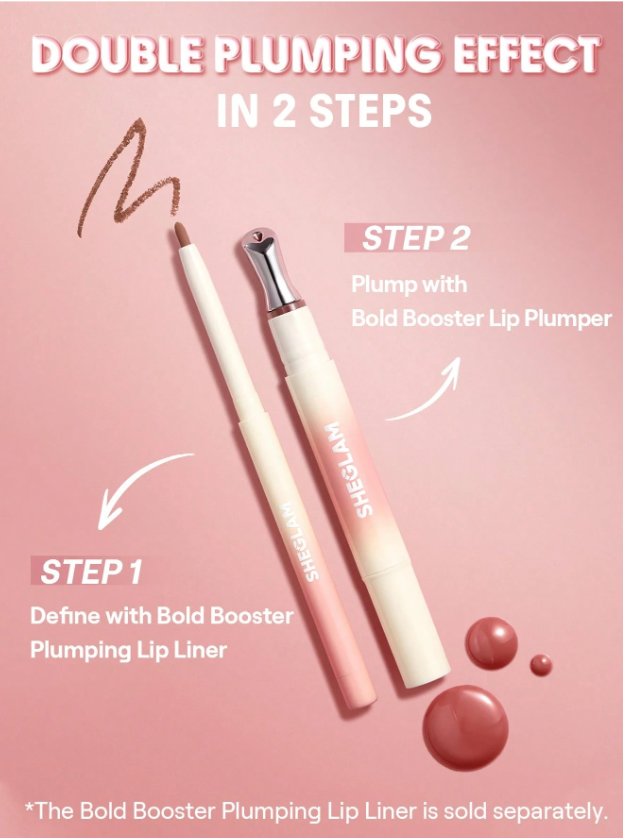 Shein - SHEGLAM Bold Booster Lip Plumper - Latte Luxe