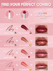 Shein - SHEGLAM Bold Booster Lip Plumper - Rose Veil
