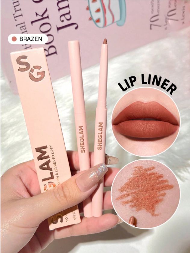 Shein - SHEGLAM So Lippy Lip Liner-Creamy Matte Lip Liner Pencil - Brazen