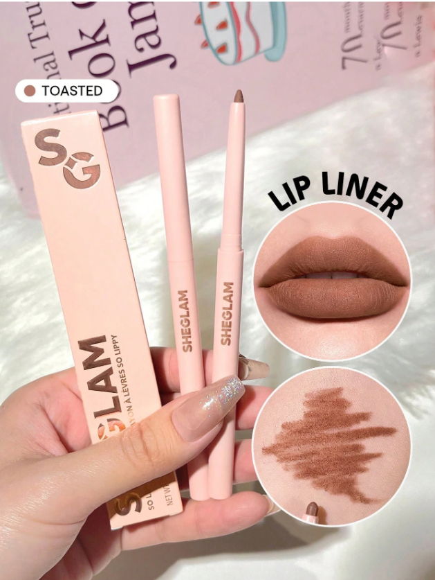 Shein - SHEGLAM So Lippy Lip Liner-Creamy Matte Lip Liner Pencil - Toasted