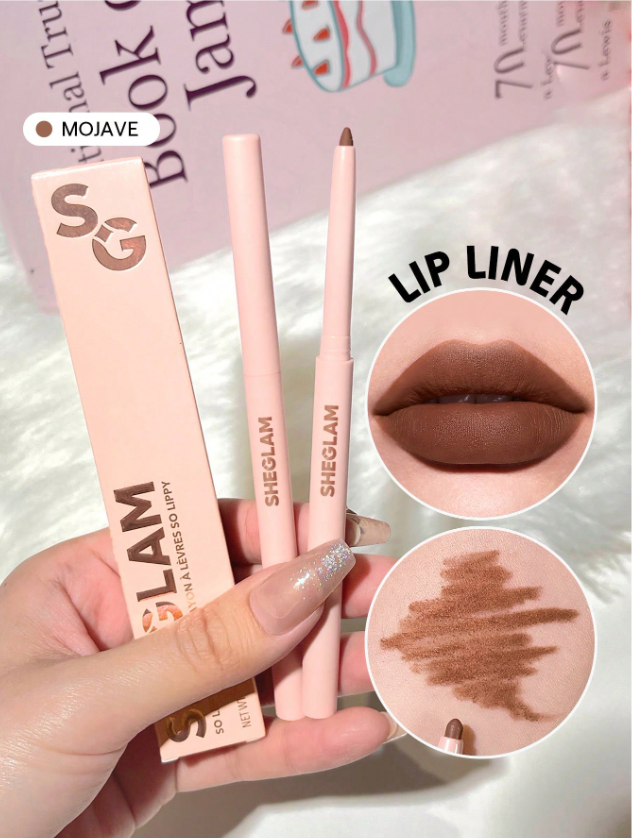 Shein - SHEGLAM So Lippy Lip Liner-Creamy Matte Lip Liner Pencil - Mojave