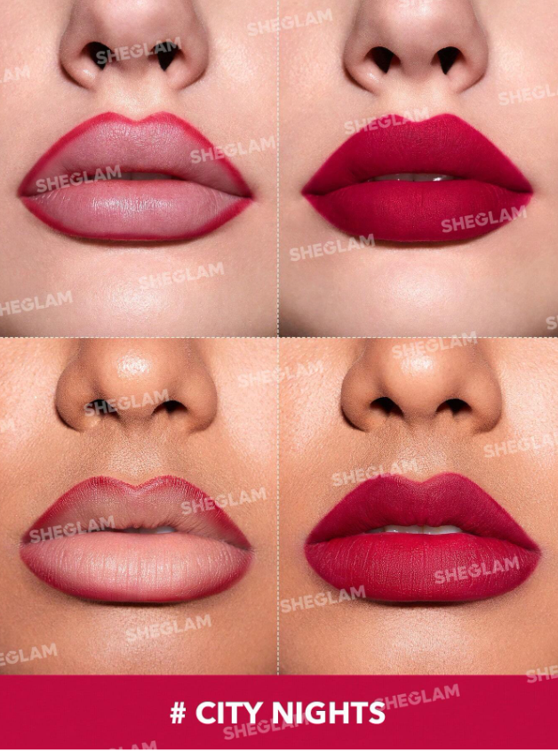 Shein - SHEGLAM So Lippy Lip Liner-Creamy Matte Lip Liner Pencil - City Nights