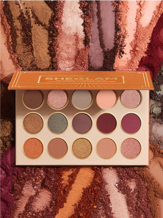 Shein- SHEGLAM Centuries Palette 15-Color Matte Shimmer Eyeshadow Palette