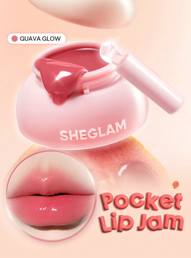 Shein - SHEGLAM Hydra Jelly Pocket Lip Jam- Guava Glow