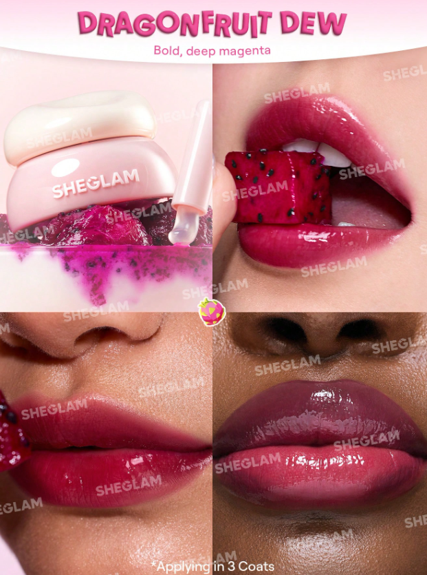 Shein - SHEGLAM Hydra Jelly Pocket Lip Jam- Dragon Fruit Dew