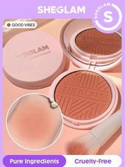 Shein - SHEGLAM Divine Flush Matte Blush Powder - Good Vibes