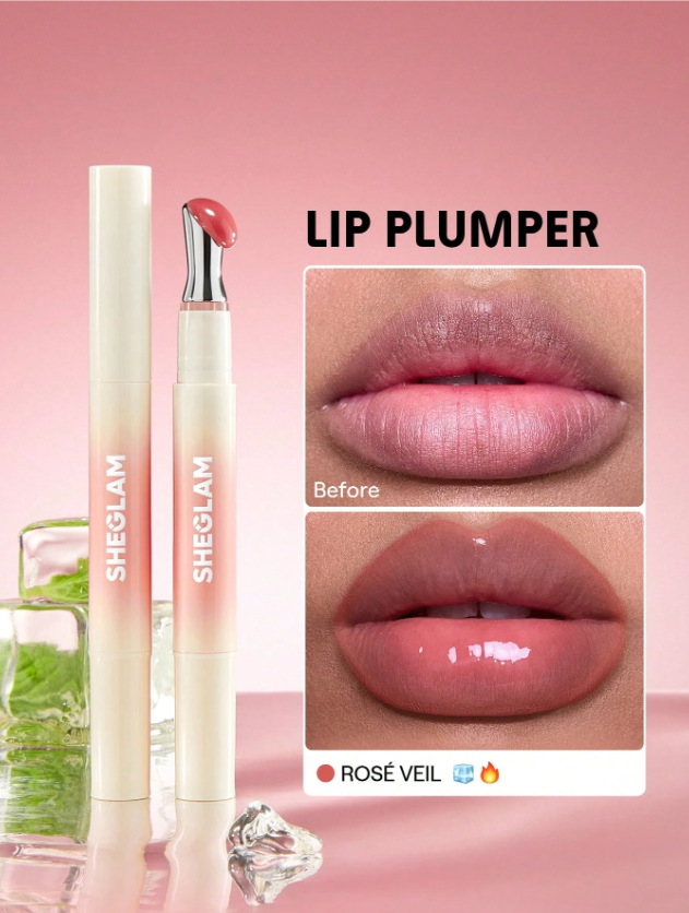 Shein - SHEGLAM Bold Booster Lip Plumper - Rose Veil