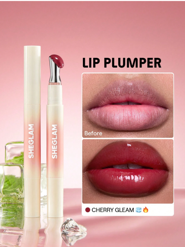 Shein - SHEGLAM Bold Booster Lip Plumper - Cherry Gleam