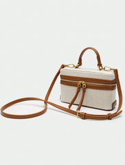 Shein - 2024 Spring New Collection Women Black Structured Shoulder Crossbody Bag
