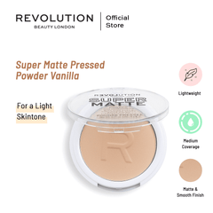 Makeup Revolution- Relove by Revolution Super Matte Pressed Powder Vanilla