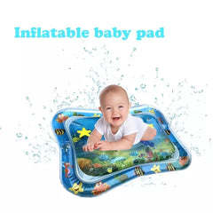 Baby Water Play Mat, Thicken PVC Playmat For Toddler, Play Center Water Mat for Babies, Tummy Time Water Play Mat, Newest Inflatable Infant Activity Play Mat