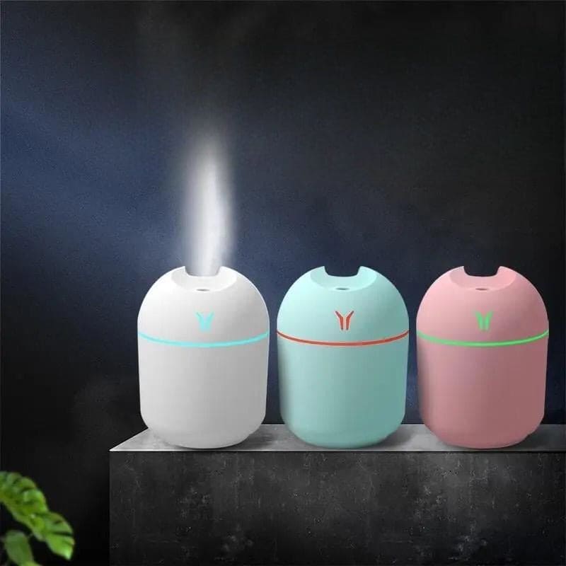 Butterfly Air Humidifier, Mini Ultrasonic Air Humidifier, Household Small Desktop Humidifier, Mini Aroma Oil Diffuse, USB Mist Maker, Mute Desktop Humidifier, LED Display Office Car Diffuser