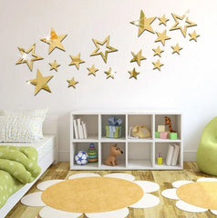 Acrylic Mirror Wall Sticker, 3D Mirror Wall Sticker, Art Home Decor Wall Decor Sticker, 3D Wall DIY Decoration For Bedroom Living Room, Waterproof Acrylic Wall Art Removeable Sticker