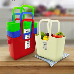 Multipurpose Dura Basket, Reusable Grocery Shopping Bags, High Capacity Food Shopping Bag With Handles