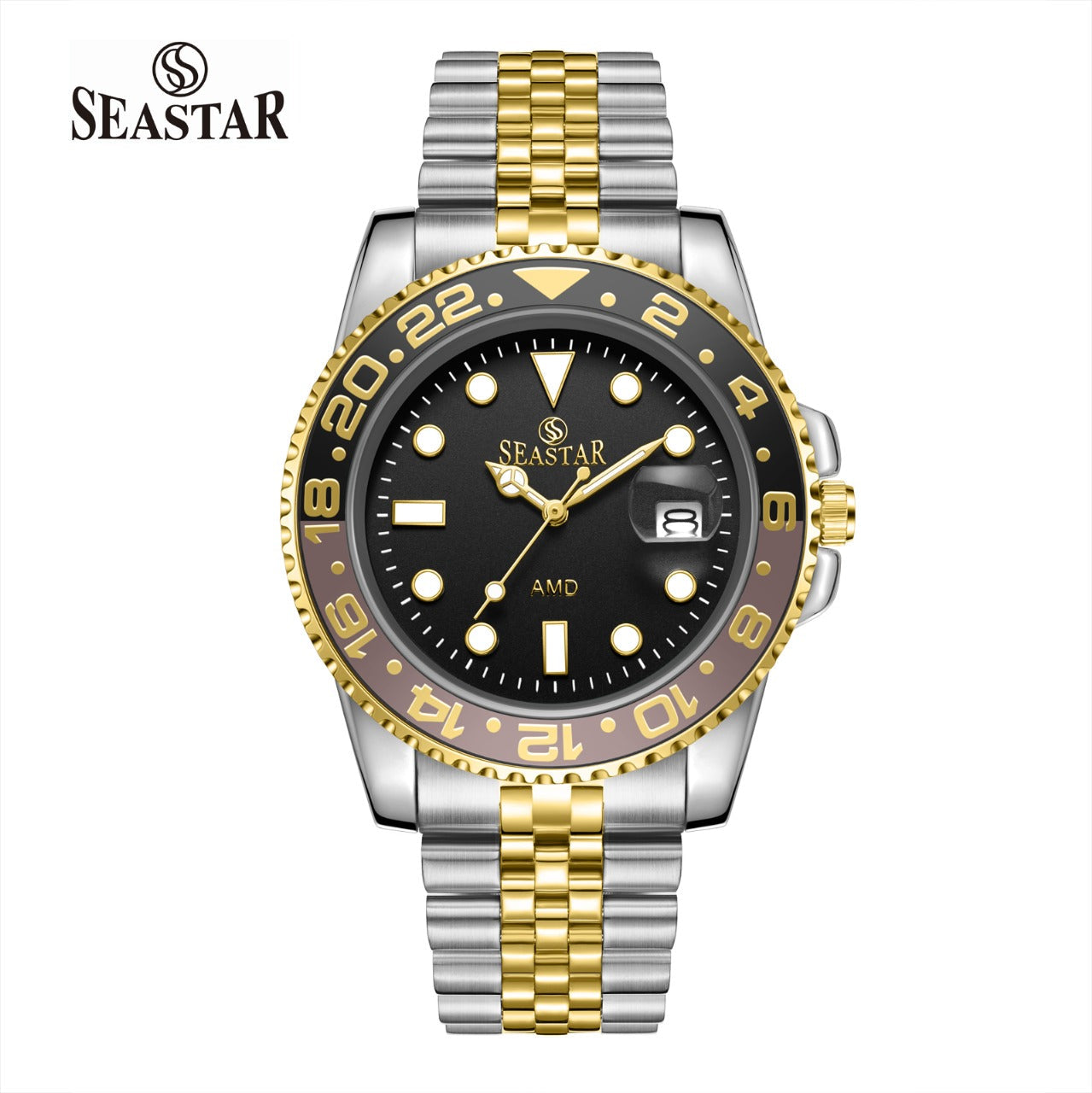 Seastar AMD5839M – Stainless Steel Men's Luxury Watch
