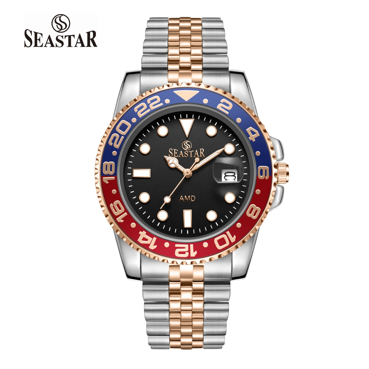 Seastar AMD5839M – Stainless Steel Men's Luxury Watch