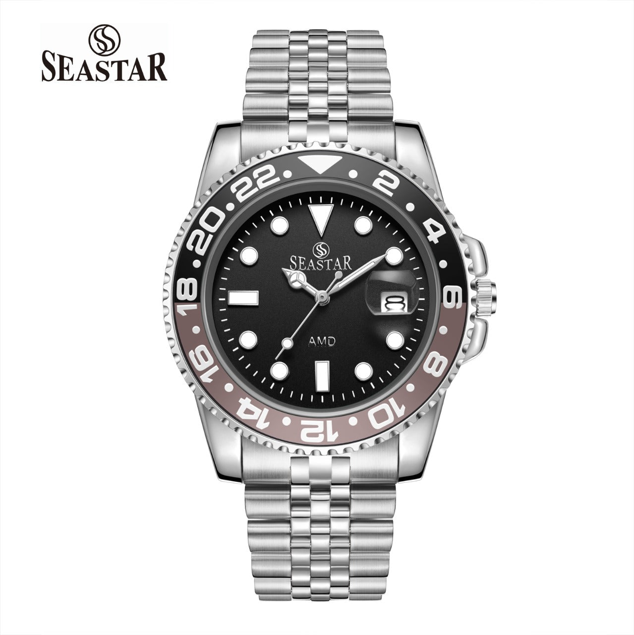 Seastar AMD5839M – Stainless Steel Men's Luxury Watch