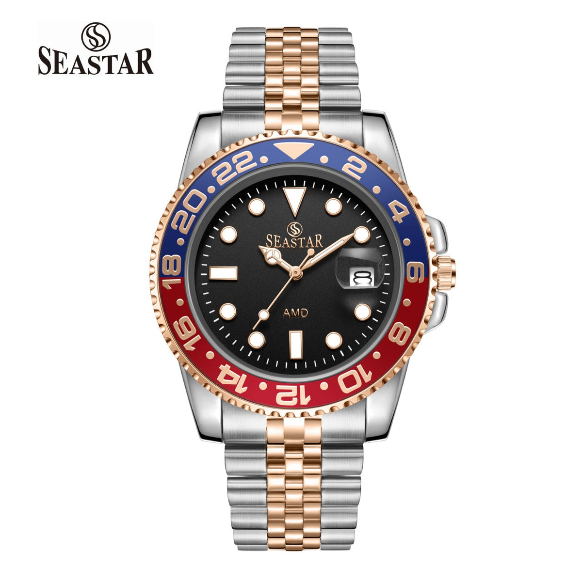 Seastar AMD5839M – Stainless Steel Men's Luxury Watch