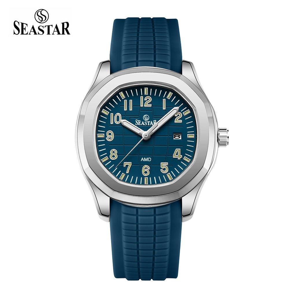 Seastar SS-2442M – Men's Sport Silicone Strap Casual Watch