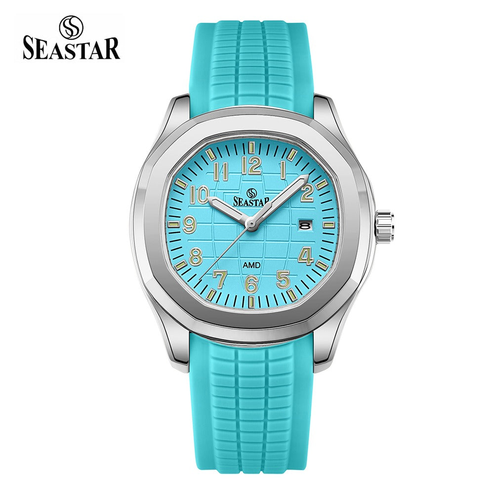 Seastar SS-2442M – Men's Sport Silicone Strap Casual Watch