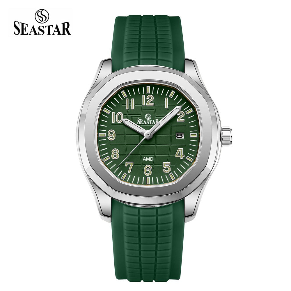 Seastar SS-2442M – Men's Sport Silicone Strap Casual Watch