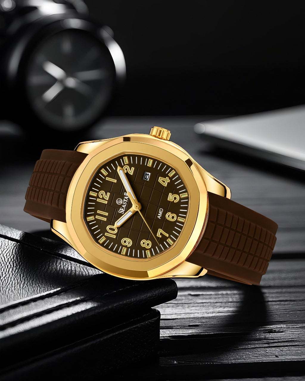 Seastar SS-2442M – Men's Sport Silicone Strap Casual Watch