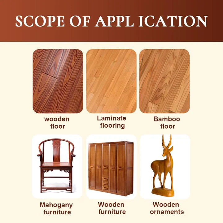 Beewax Wood Polish, Shining Polish for Wood & Furniture, Beewax Polish for Wood & Furniture, Multipurpose Natural Wood Wax, Home Cleaning Cleaner Tools, Natural Shine And Protection Cream, Organic Natural Pure Wax