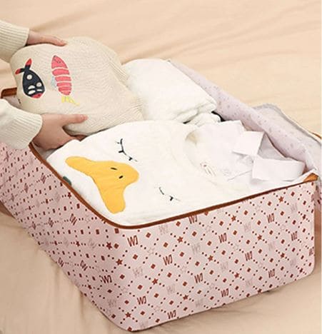 Parachute Storage Bag, Double Zip Luggage Moving Bags, Clothes Storage Bags, Under Bed Organizer Bags, Geometric Pattern Quilt Storage Bag, Travel Storage Hand Bag, Oxford Storage Bag, Folding Duvet Sorting Bags