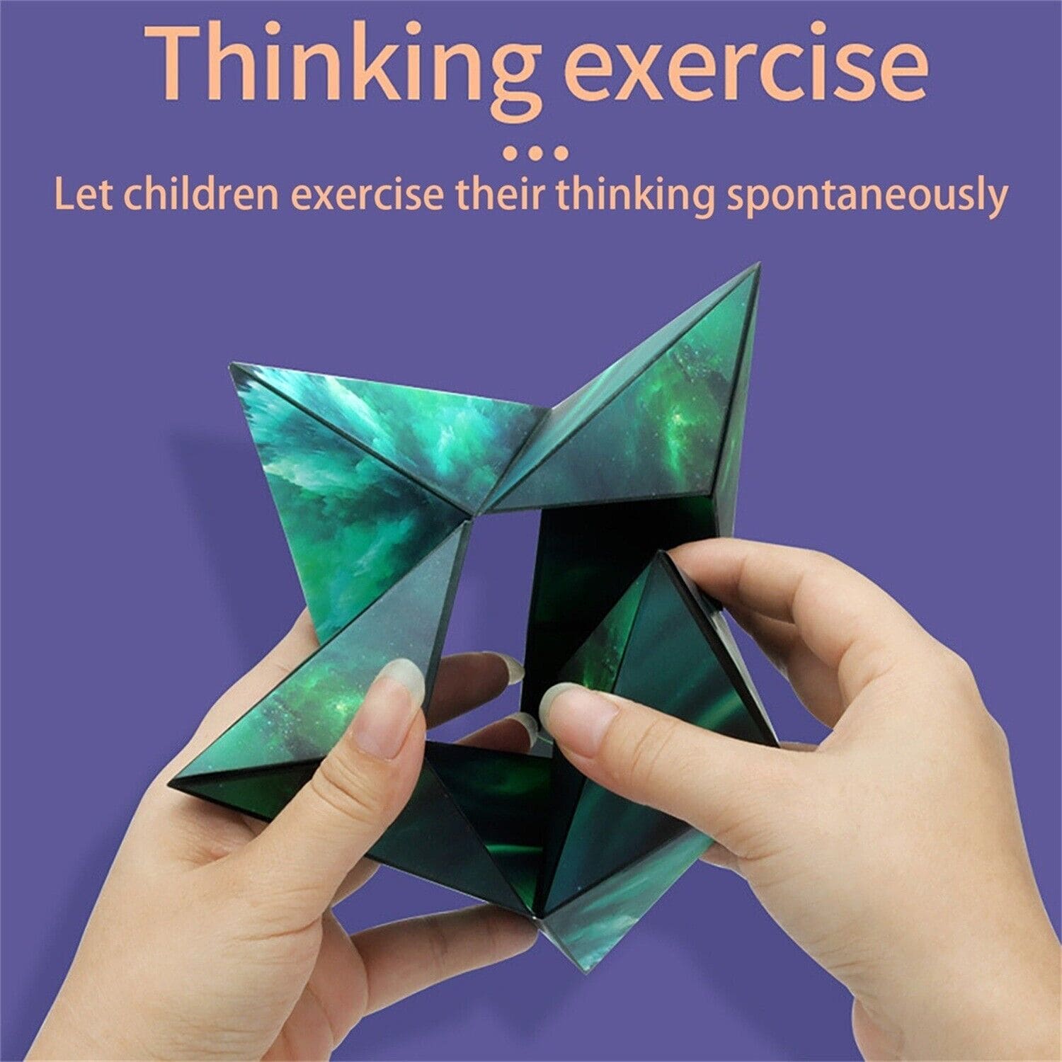 3D Shape Shifting Cube, Anti Stress Hand Flip Puzzle, Triple Dimensional Geometric Cube, Magnetic Puzzle Cube Toy, Professional Speed Variety Puzzle, Mind Thinking Learning Educational Toy, Face Changeable Magnetic Magic Block