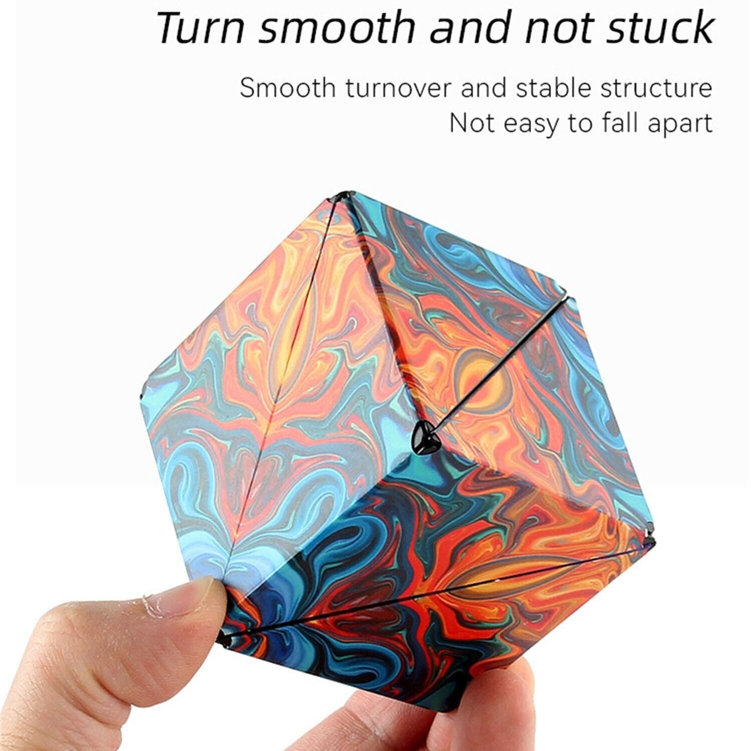 3D Shape Shifting Cube, Anti Stress Hand Flip Puzzle, Triple Dimensional Geometric Cube, Magnetic Puzzle Cube Toy, Professional Speed Variety Puzzle, Mind Thinking Learning Educational Toy, Face Changeable Magnetic Magic Block