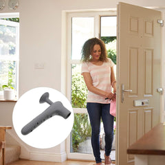 2 In 1 Silicon Door Knob Cover, Anti-Collision Door Knob Pad, Noiseless Suction Cup Doorknob Cover, Children's Safety Door Handle, Antistatic Silicone Door Knob Cover