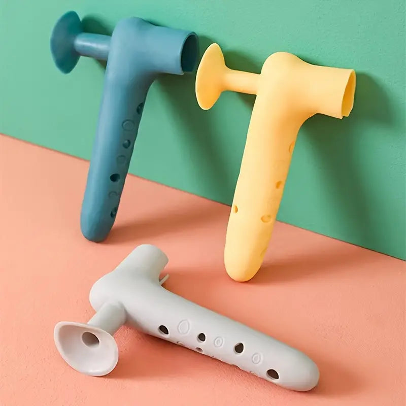 2 In 1 Silicon Door Knob Cover, Anti-Collision Door Knob Pad, Noiseless Suction Cup Doorknob Cover, Children's Safety Door Handle, Antistatic Silicone Door Knob Cover