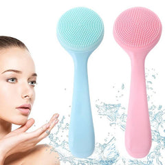Silicon Facial Cleansing Brush, Soft Face Massage Wash Brush, Exfoliator Face Wash Scrub Cleanser