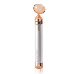 New 2 In 1 Flawless Contour, Flawless Jade Roller, Micro Vibrating Facial Roller And Massager, Automatic Facial Vibrate Face Massager, Electric Pink Rose Quartz Facial Massager, Vibrating Face Body Massage Tool, Skin Care Lift Tightening Women Beauty Bar