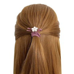 Set Of 8 Elastic Ponytail, Faux Pearl Hair Ties Elastic Hair Bands Ropes, Hair Elastics Scrunchies Ponytail Holders, Hair Accessories For Women Girls