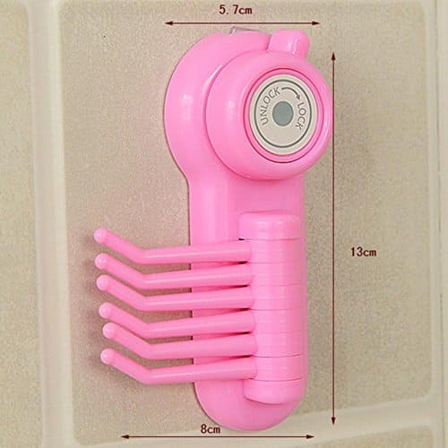 Vacuum Wall Hook, Six Claw Wall Hook, Wall Mounted Hook for Home Kitchen Bathroom Storage Rack Organizer, Small Objects Hanger with Six Claw Hook, Trace Strong Sucker