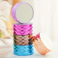 Round Crystal Hair Eraser, Double-Sided Reusable Crystal Hair Eraser, Reusable Crystal Hair Eraser For Women, Magic Painless Hair Skin Exfoliator Tool, Washable Nano Hair Removal For Smooth Skin, Manual Callus Remover