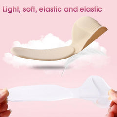 T Shaped Shoe Grip, Pain Relief Shoe Size Reducer, Half Cushion Heel Inserts Shoe Pad, Adjustable Antiwear Feet Shoe Insole, Shoe Insoles Heel Protector Sticker Insole, Shoes Sponge Dispensing Shoe Cushion, Self-Adhesive Protects Heel Shoes