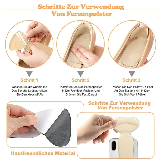 T Shaped Shoe Grip, Pain Relief Shoe Size Reducer, Half Cushion Heel Inserts Shoe Pad, Adjustable Antiwear Feet Shoe Insole, Shoe Insoles Heel Protector Sticker Insole, Shoes Sponge Dispensing Shoe Cushion, Self-Adhesive Protects Heel Shoes