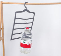 Simple Trouser Hanger, Multilayer Household Wardrobe Hanger,  5 Layers Pants Towel Scarfs Racks, Multifunctional Storage Hanger, Non-slip Magic Hanger, Wardrobe Organizer Storage Rack