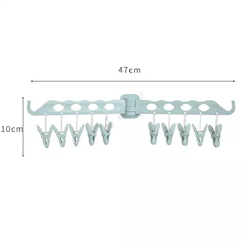 8 Hole Hanger Organizer, Multifunctional Folding Magic Hanger, Drying Rack Clothes Storage