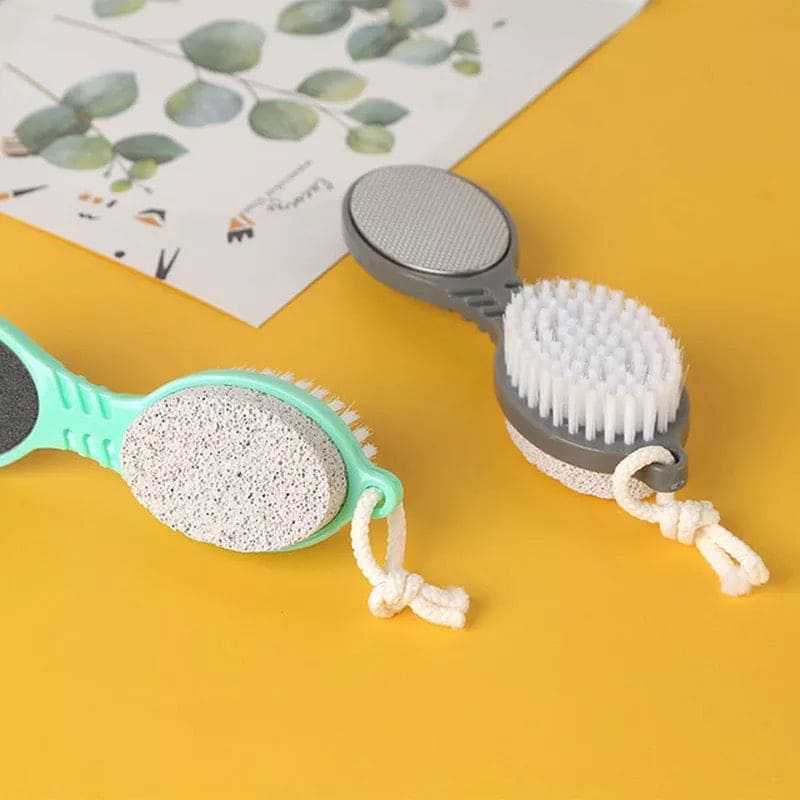 4 In 1 Foot Care Callus Brush, Grinding Feet Stone Scrubber, Feet Health Foot Tool