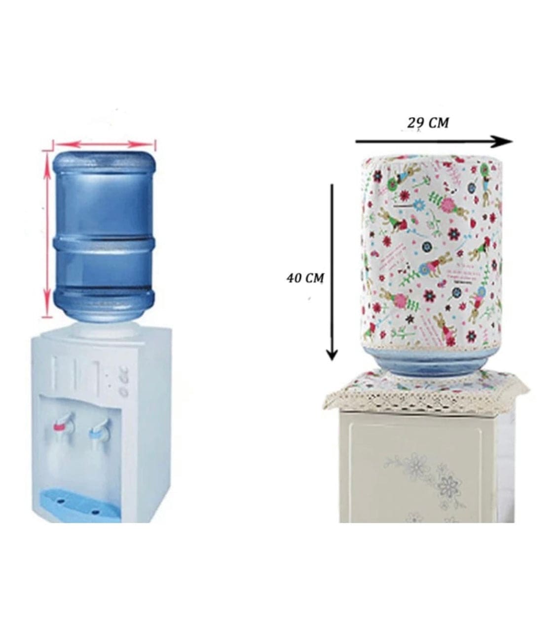 Water Dispenser Bottle Cover, Gallon Water Bottle Dust Poof Cloth, Gallon Cover For Home And Office
