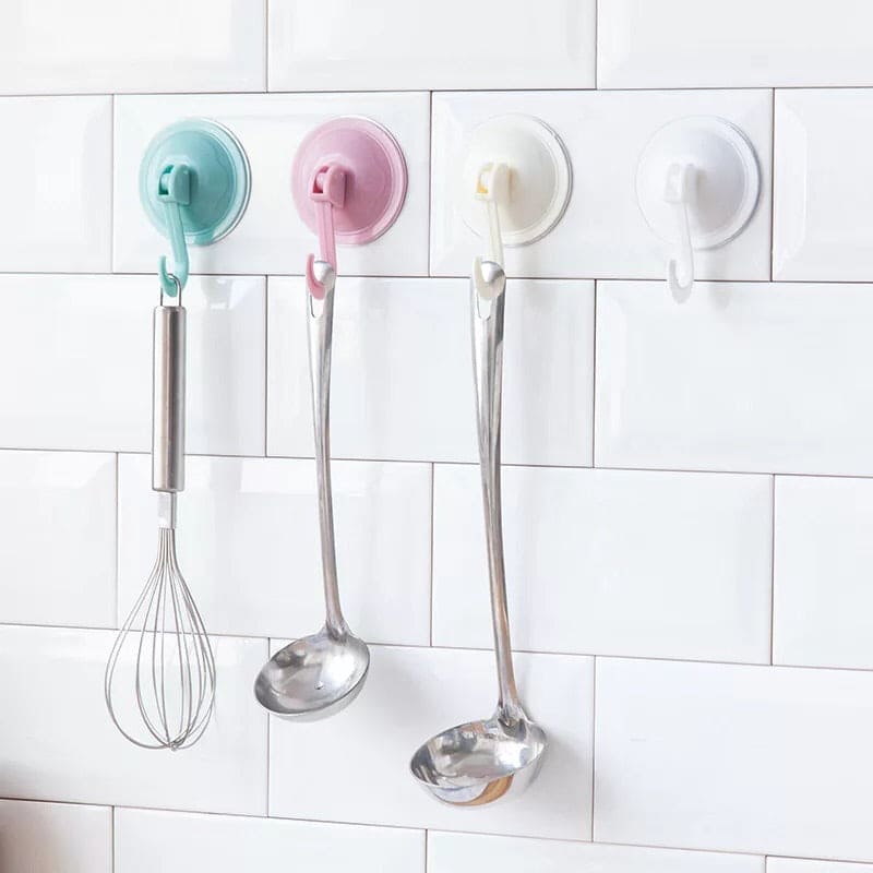 Suction Cup Wall Hook With Key Lock, Heavy Duty Shower Suction Cup Hook Wall