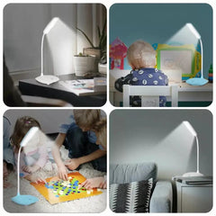Bright Table Lamp, Foldable Portable LED Desk Lamp, Rechargeable Battery LED Stand Desk Lamp, Table Top Lanterns For Student Study, Reading Book Lights, LED Flexible Eye Protection Lights Table Lamp
