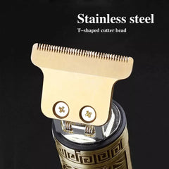 Vintage T9 Golden Dragon Trimmer, Electric Clipper Razor, Hair Cutting Machine Trimmer For Men, T9 USB Electric Professional Beard Haircut Style